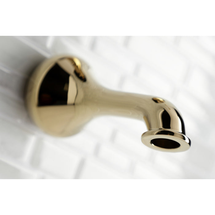 Shower Scape K184C2 5-Inch Non-Diverter Tub Spout, Polished Brass