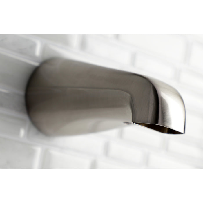 Shower Scape K187A8 5-1/8 Inch Non-Diverter Tub Spout, Brushed Nickel