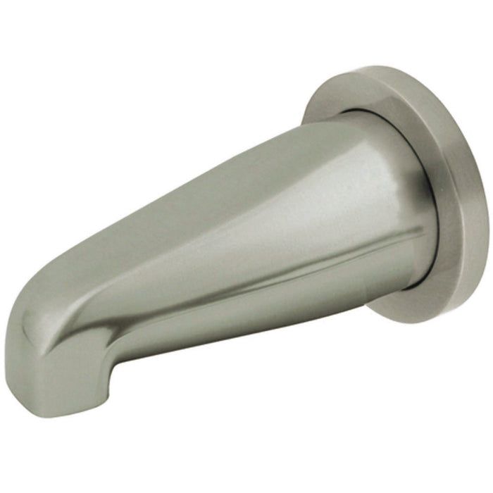 Shower Scape K187E8 5-Inch Non-Diverter Tub Spout with Flange, Brushed Nickel