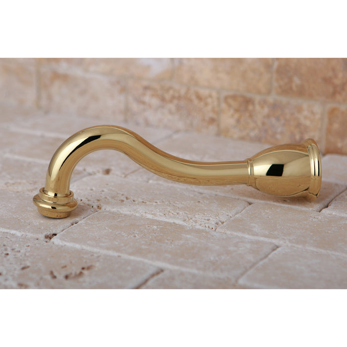 Kingston Heirloom K1887A2 - Heritage 8-Inch Brass Tub Faucet Spout, Polished Brass