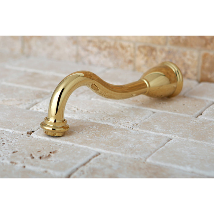 Kingston Heirloom K1887A2 - Heritage 8-Inch Brass Tub Faucet Spout, Polished Brass