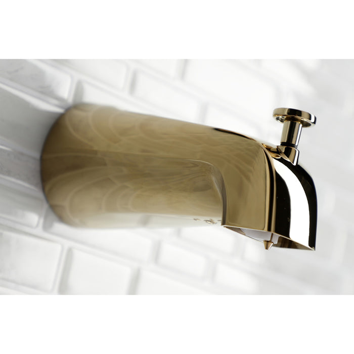 Shower Scape K188A2 5-1/4 Inch Diverter Tub Spout, Polished Brass