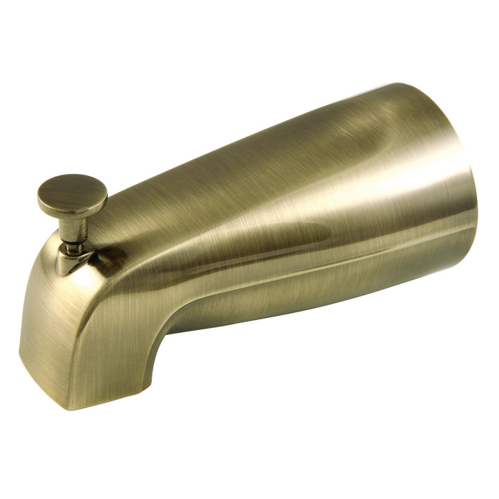 Shower Scape K188A3 5-1/4 Inch Diverter Tub Spout, Antique Brass
