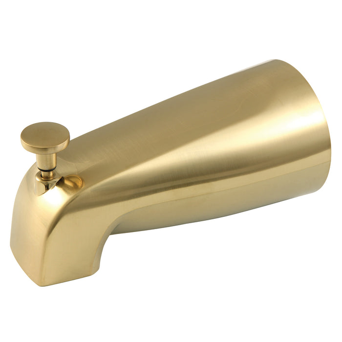 Shower Scape K188A7SB 5-1/4 Inch Diverter Tub Spout, Brushed Brass