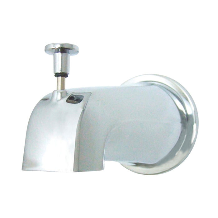 Kingston Made To Match K188E1 5-1/2 Inch Zinc Tub Faucet Spout with Diverter and Flange, Polished Chrome
