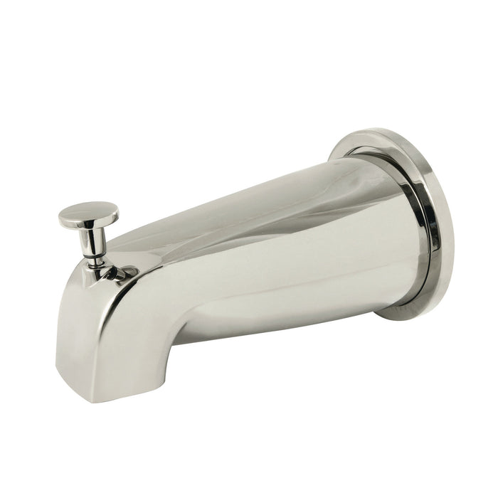 Kingston Made To Match K188E6 5-1/2 Inch Zinc Tub Faucet Spout with Diverter and Flange, Polished Nickel