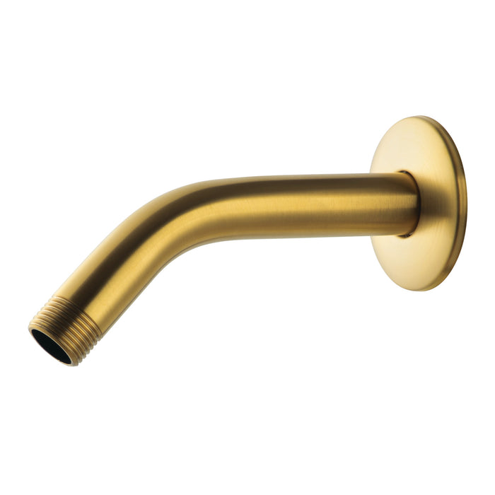 Shower Scape K206M7 6-Inch Shower Arm with Flange, Brushed Brass
