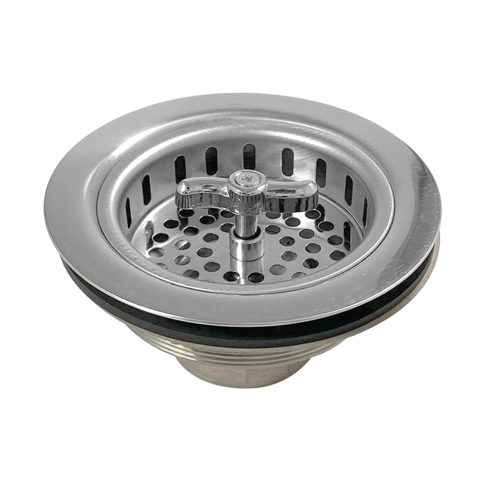Tacoma K212 3-1/2 Inch Kitchen Sink Basket Strainer Only, Stainless Steel
