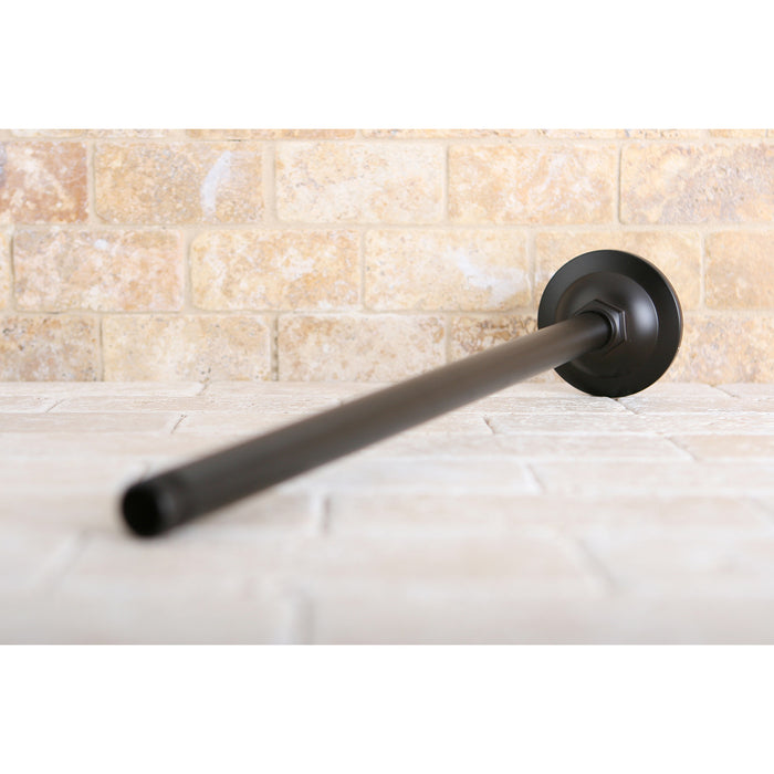 Kingston Trimscape K217A5 17-Inch Rain Drop Ceiling Mount Shower Arm with Round Flange, Oil Rubbed Bronze