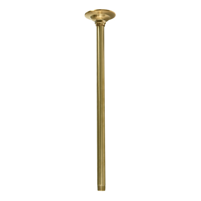 Shower Scape K217A7 17-Inch Ceiling Support, Brushed Brass