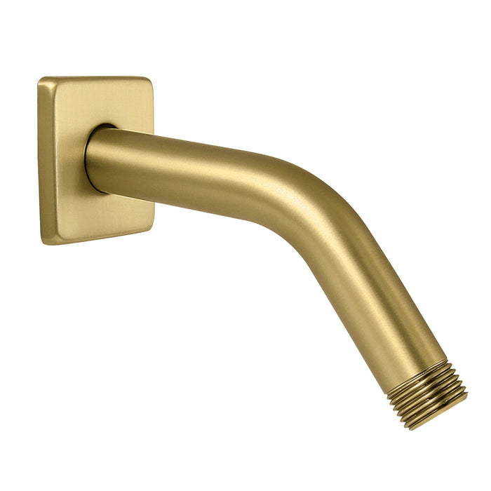 Claremont K412K7 7-Inch Shower Arm with Square Flange, Brushed Brass