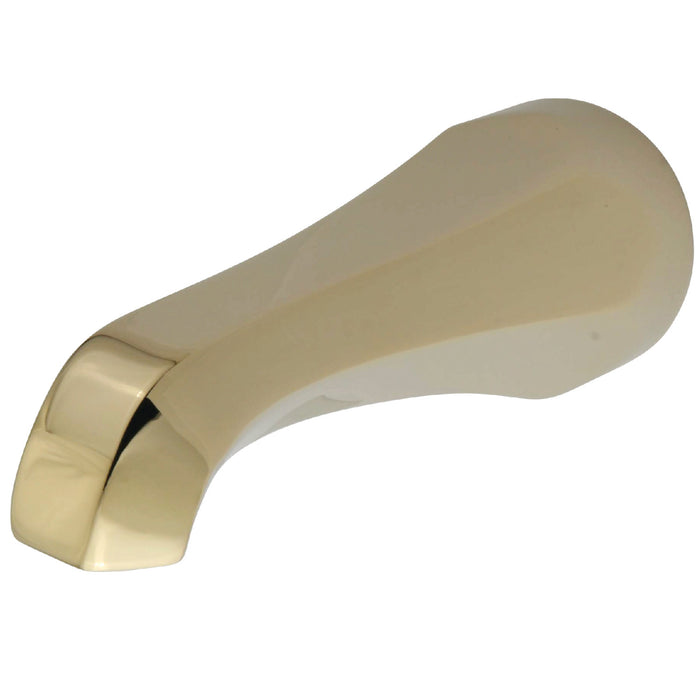 Shower Scape K4187A2 7-3/8 Inch Non-Diverter Tub Spout, Polished Brass