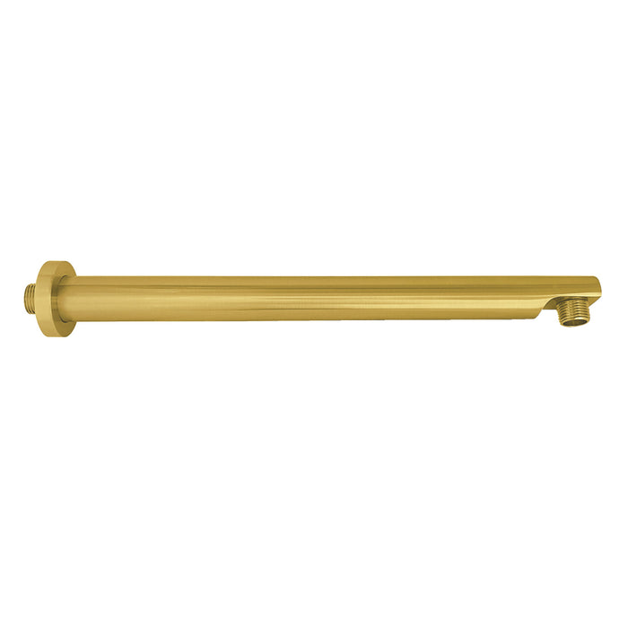 AquaElements K8113E7 13-Inch Rain Drop Shower Arm with Flange, Brushed Brass