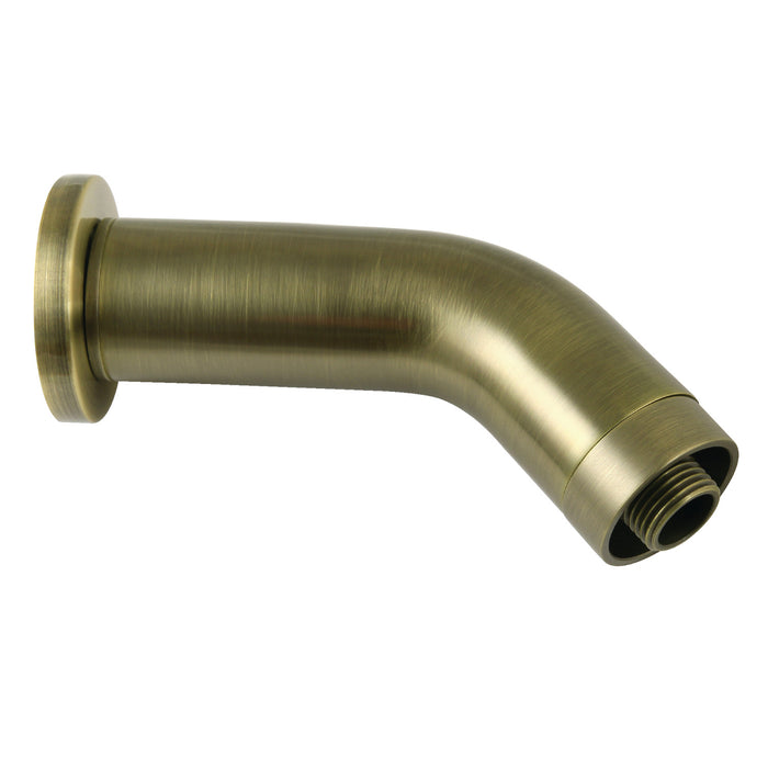 AquaElements K850E3 6-Inch Brass Shower Arm with Flange, Antique Brass