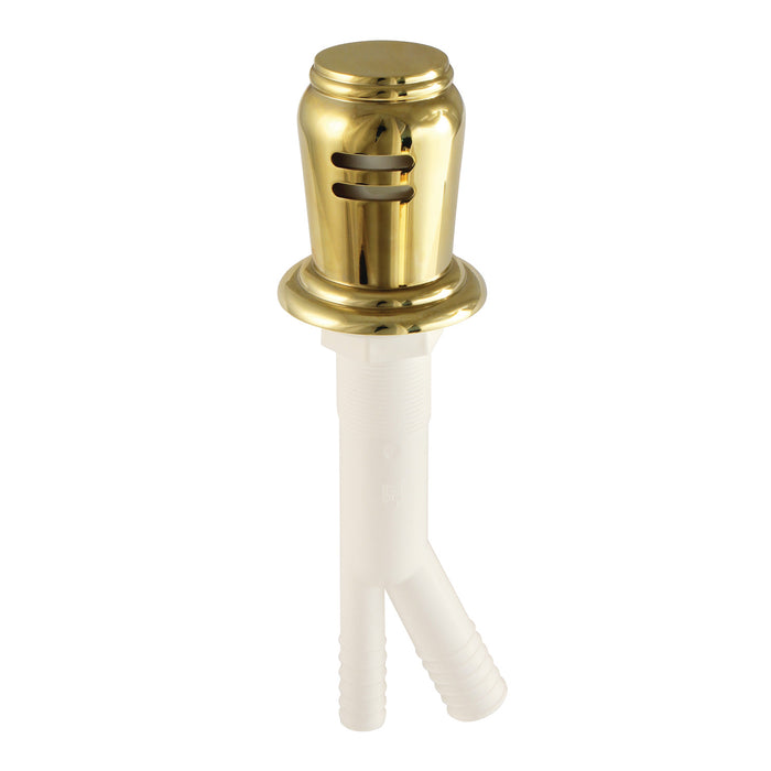 Kingston Heirloom KA831PB - Trimscape Dishwasher Air Gap with Brass Cover, Polished Brass