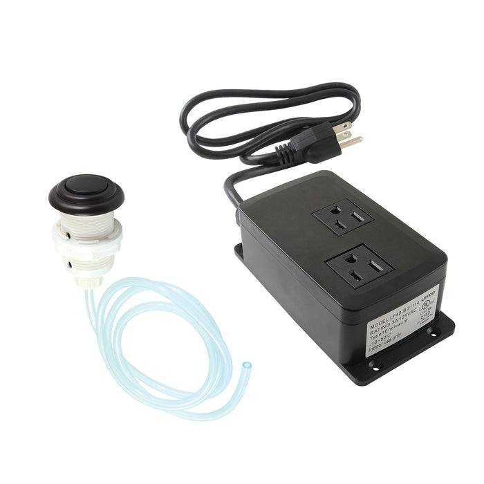 Kingston Heirloom KATDK315 - Trimscape Dual Outlet Garbage Disposal Air Switch Kit, Oil Rubbed Bronze