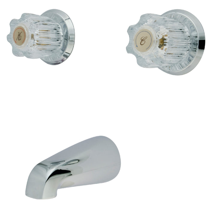 Kingston Americana KB141TO Double-Handle Tub Faucet, Polished Chrome