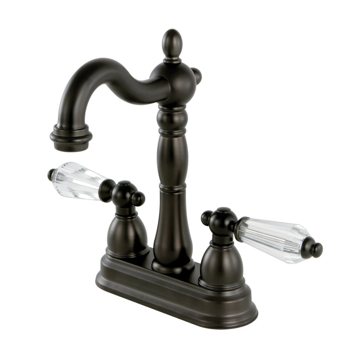 Wilshire KB1495WLL Two-Handle 2-Hole Deck Mount Bar Faucet, Oil Rubbed Bronze