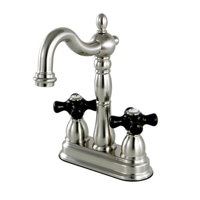 Duchess KB1498PKX Two-Handle 2-Hole Deck Mount Bar Faucet, Brushed Nickel