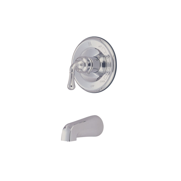Magellan KB1631TO Single-Handle 2-Hole Wall Mount Tub and Shower Faucet Tub Only, Polished Chrome