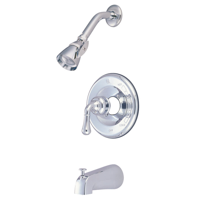 Kingston Magellan KB1631T Single-Handle Pressure Balanced Tub and Shower Faucet, Trim Only, Polished Chrome