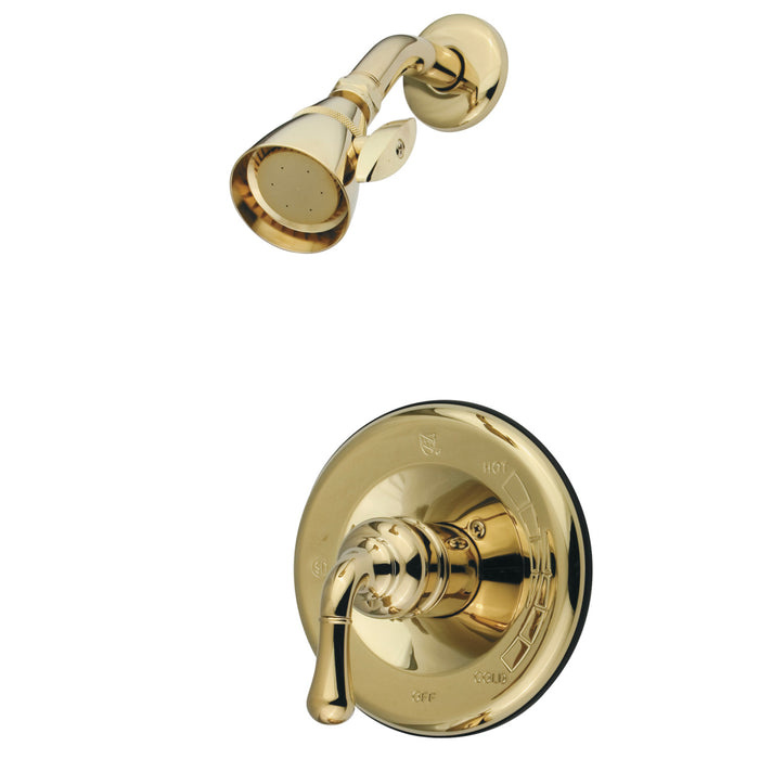 Magellan KB1632SO Single-Handle 2-Hole Wall Mount Shower Faucet, Polished Brass