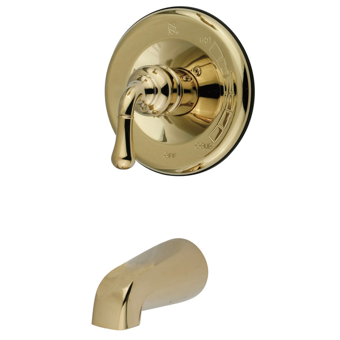 Magellan KB1632TO Single-Handle 2-Hole Wall Mount Tub and Shower Faucet Tub Only, Polished Brass