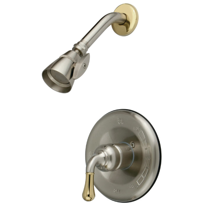 Magellan KB1639SO Single-Handle 2-Hole Wall Mount Shower Faucet, Brushed Nickel/Polished Brass