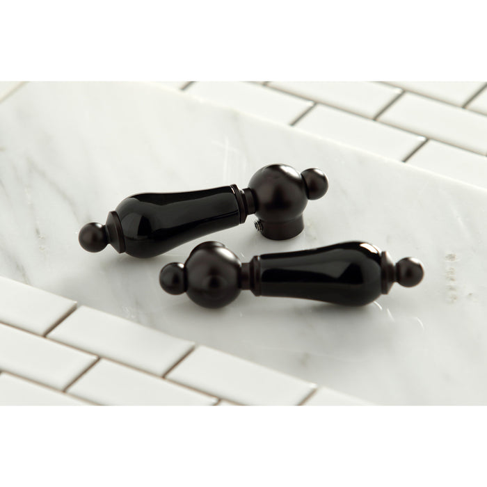 Duchess KB1755PKLBS Two-Handle 4-Hole Deck Mount 8" Centerset Kitchen Faucet with Side Sprayer, Oil Rubbed Bronze