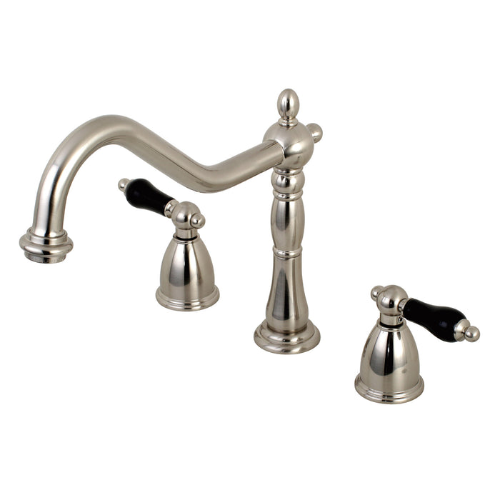 Duchess KB1798PKLLS Two-Handle 3-Hole Deck Mount Widespread Kitchen Faucet, Brushed Nickel