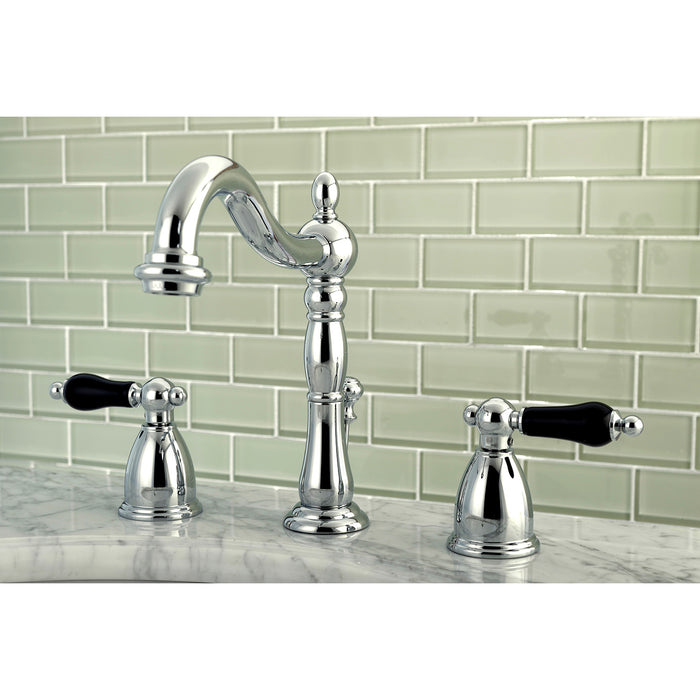 Duchess KB1971PKL Two-Handle 3-Hole Deck Mount Widespread Bathroom Faucet with Plastic Pop-Up, Polished Chrome
