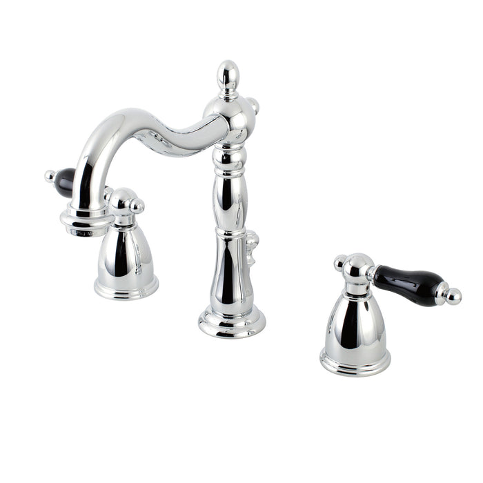 Duchess KB1971PKL Two-Handle 3-Hole Deck Mount Widespread Bathroom Faucet with Plastic Pop-Up, Polished Chrome