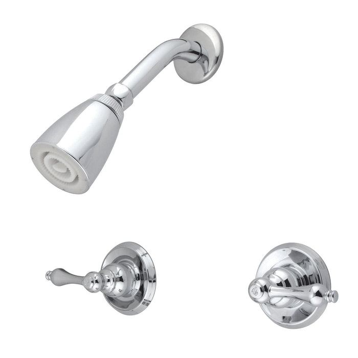Victorian KB241ALSO Two-Handle 3-Hole Wall Mount Shower Faucet, Polished Chrome