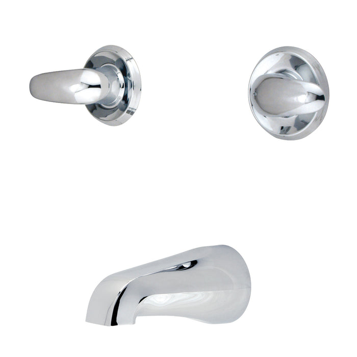Legacy KB241LLTO Two-Handle 3-Hole Wall Mount Tub and Shower Faucet Tub Only, Polished Chrome
