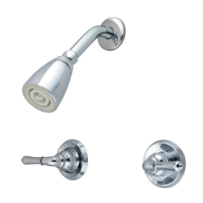 Magellan KB241SO Two-Handle 3-Hole Wall Mount Shower Faucet, Polished Chrome