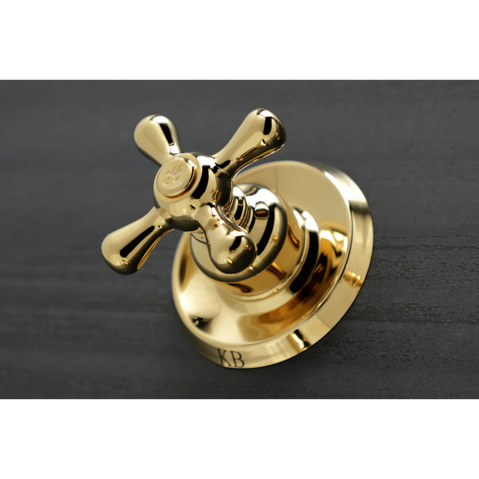 Victorian KB242AXTO Double-Handle Tub Faucet, Polished Brass