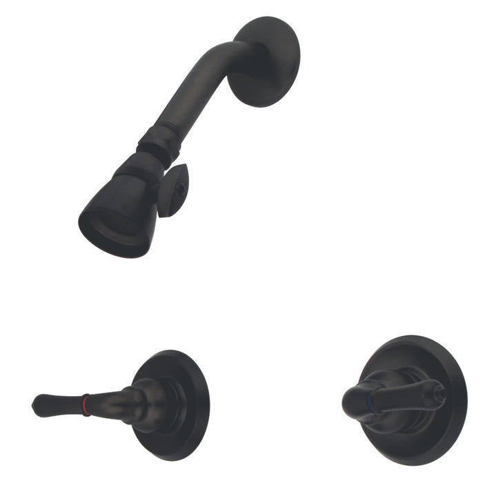 Magellan KB245SO Two-Handle 3-Hole Wall Mount Shower Faucet, Oil Rubbed Bronze