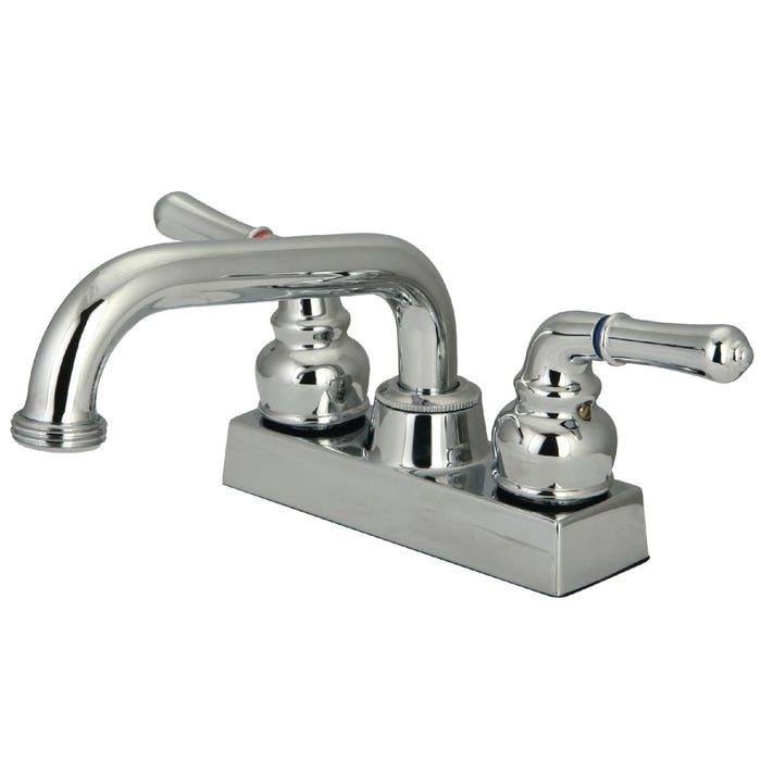 KB2471NML Two-Handle 2-Hole Deck Mount Laundry Faucet, Polished Chrome