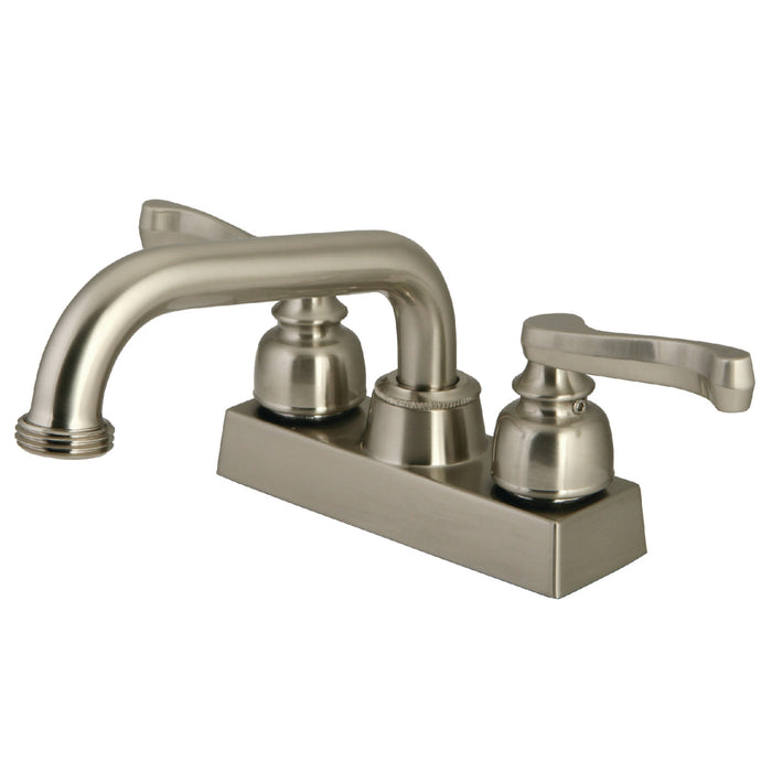 KB2478FL Two-Handle 2-Hole Deck Mount Laundry Faucet, Brushed Nickel