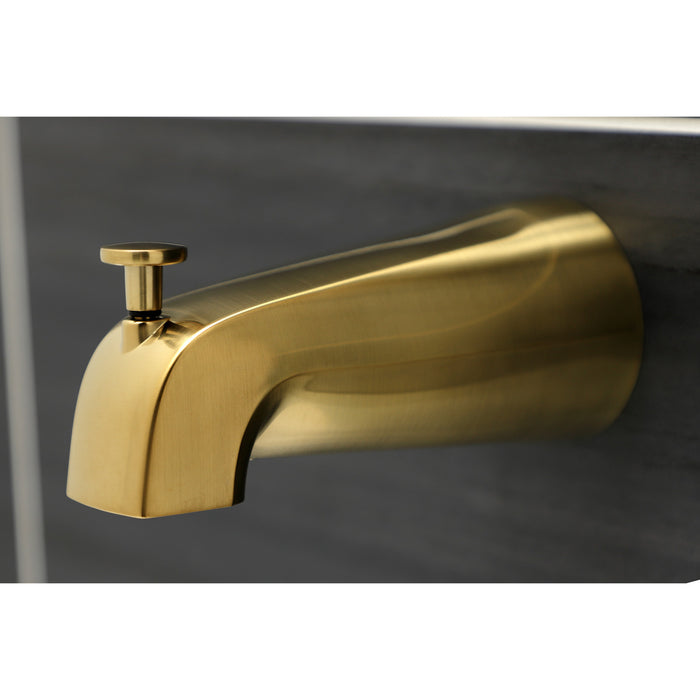 Victorian KB247PX Two-Handle 4-Hole Wall Mount Tub and Shower Faucet, Brushed Brass