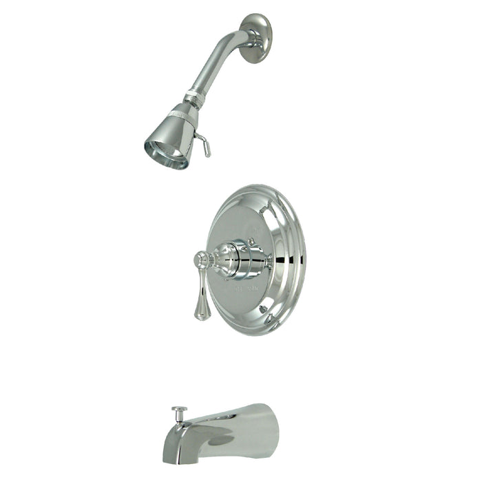 Magellan KB2631BL Single-Handle 3-Hole Wall Mount Tub and Shower Faucet, Polished Chrome