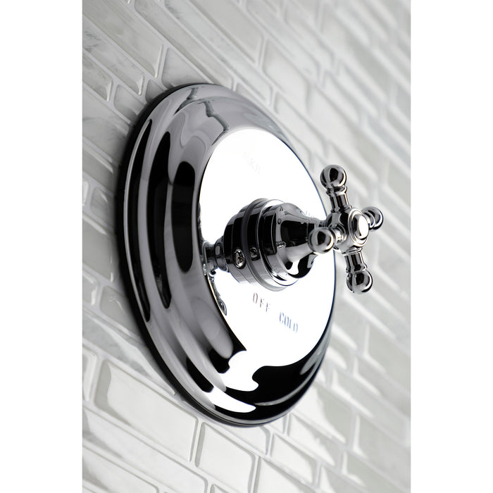 Kingston Heirloom KB2631BXTSO - Metropolitan Single-Handle Pressure Balanced Shower Faucet, Trim Only, Polished Chrome