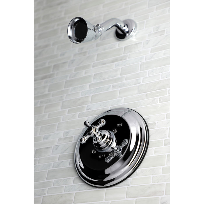 Kingston Heirloom KB2631BXTSO - Metropolitan Single-Handle Pressure Balanced Shower Faucet, Trim Only, Polished Chrome