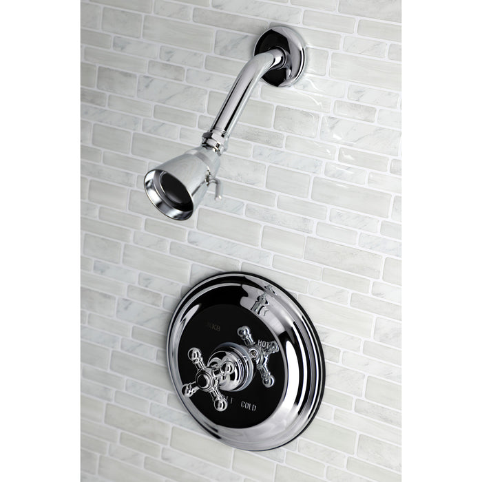 Kingston Heirloom KB2631BXTSO - Metropolitan Single-Handle Pressure Balanced Shower Faucet, Trim Only, Polished Chrome