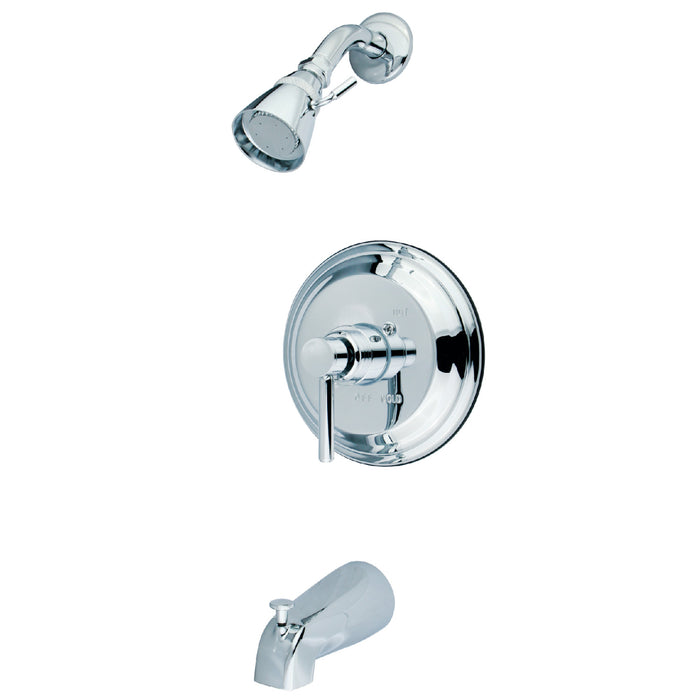 Kingston Concord KB2631DLT Single-Handle Pressure Balanced Tub and Shower Faucet, Trim Only, Polished Chrome