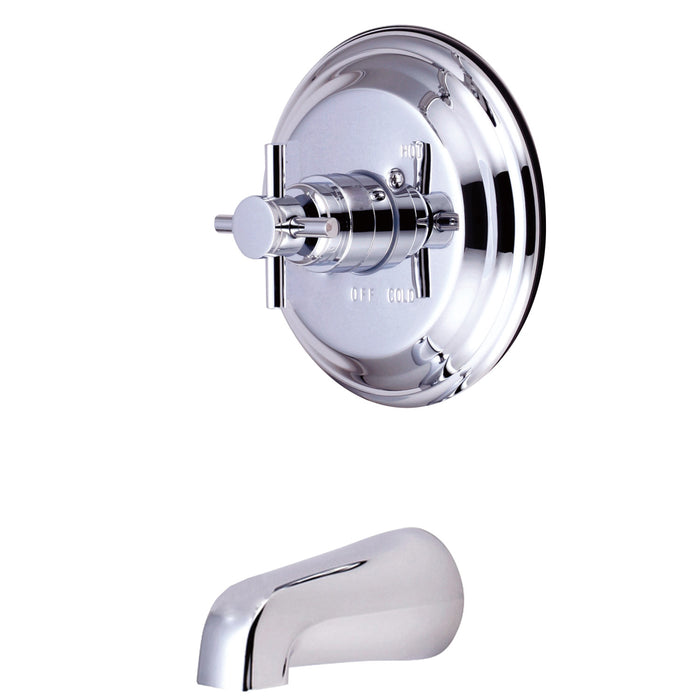 Concord KB2631DXTO Single-Handle 2-Hole Wall Mount Tub Only Faucet, Polished Chrome