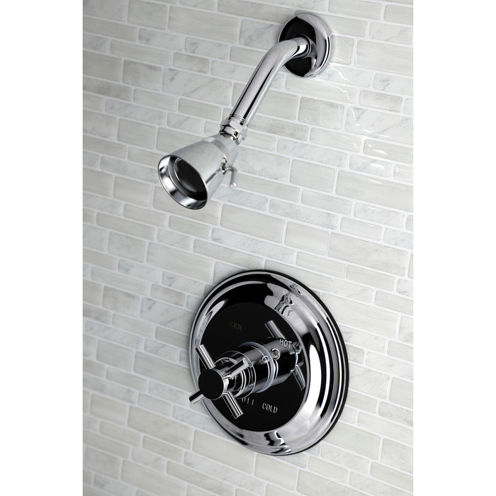 Kingston Tulare KB2631DXTSO - Concord Single-Handle Pressure Balanced Shower Faucet, Trim Only, Polished Chrome