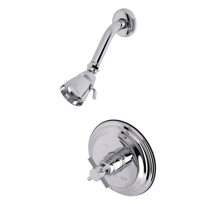 Kingston Tulare KB2631DXTSO - Concord Single-Handle Pressure Balanced Shower Faucet, Trim Only, Polished Chrome