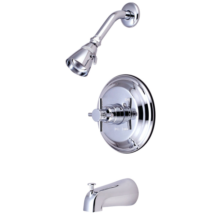 Concord KB2631DXT Single-Handle 3-Hole Wall Mount Tub and Shower Faucet Trim Only, Polished Chrome