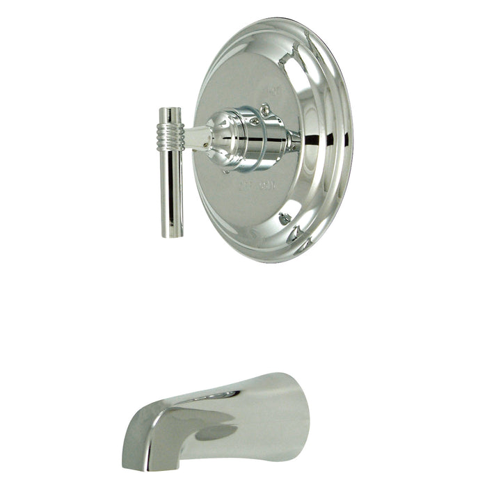 Milano KB2631MLTO Single-Handle 2-Hole Wall Mount Tub and Shower Faucet Tub Only, Polished Chrome